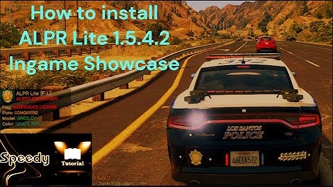 How To Install ALPR Lite 1.5.4.2 In LSPDFR