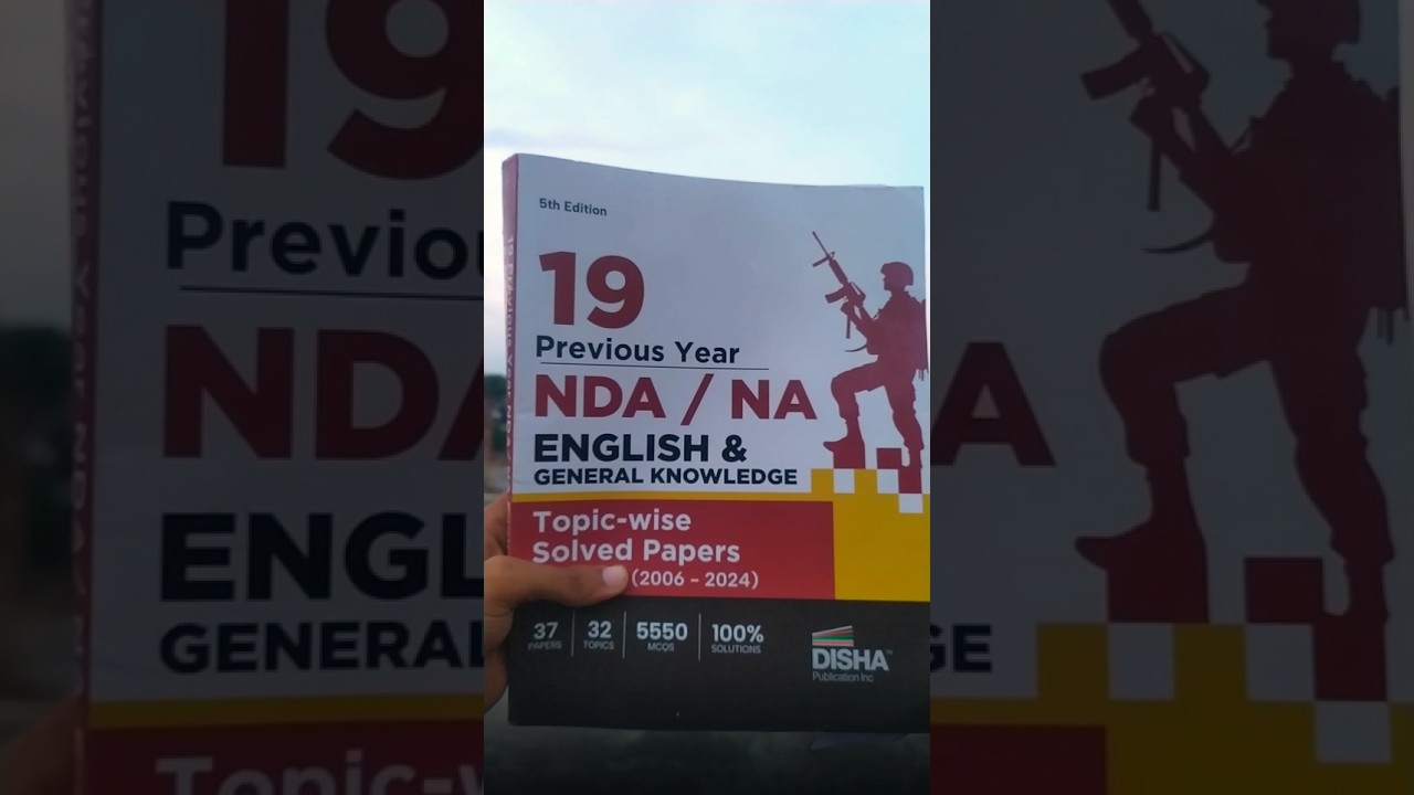 Best PYQ Book For NDA 2025 | Curious Cadet  