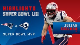 Every Catch from Julian Edelman's MVP Performance! | Super Bowl LIII Player Highlights screenshot 5