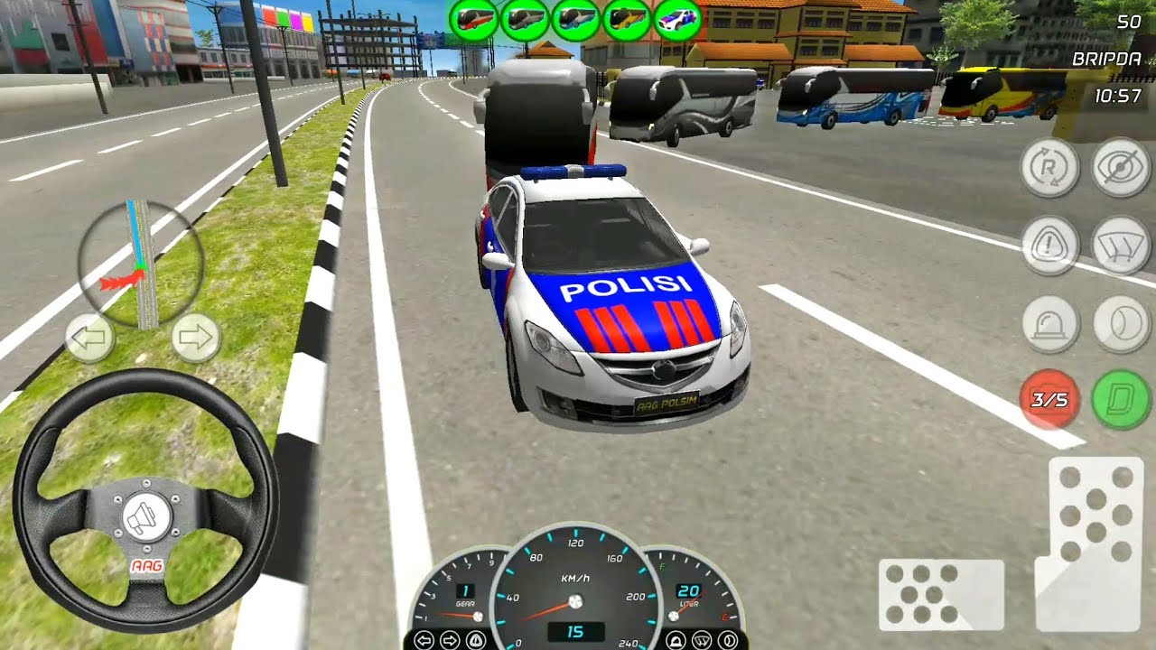 AAG Police Simulator | Police Escort Buses - Android Gameplay FHD