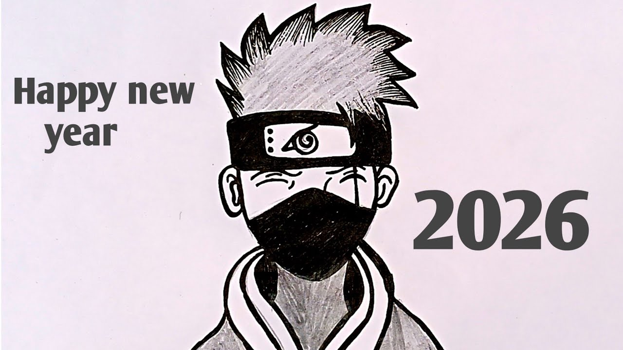 Happy New Year Drawing 2026 Easy Anime Drawing How To Draw Maxresdefault 