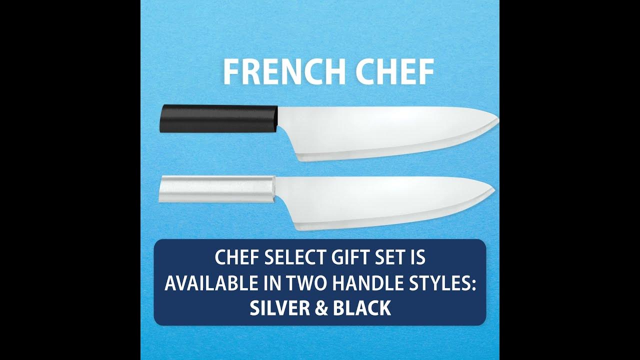 Rada Cutlery 3-Piece Chef's Select Gift Set | Silver - S57