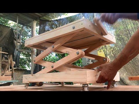 Amazing Creative Woodworking Design Project // How To Make Homemade Wooden Lifting