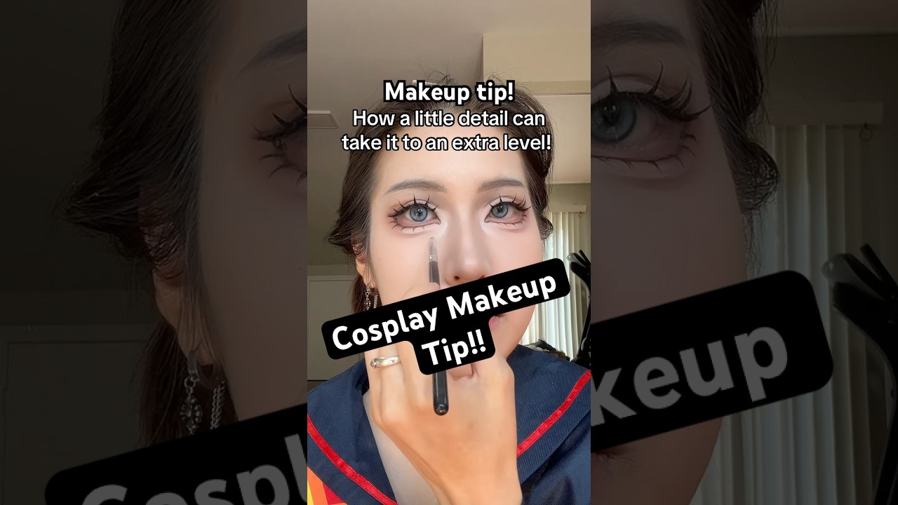 Here’s a little trick I use to elevate my cosplay makeup! #cosplay #cosplaymakeup #makeuptips #grwm