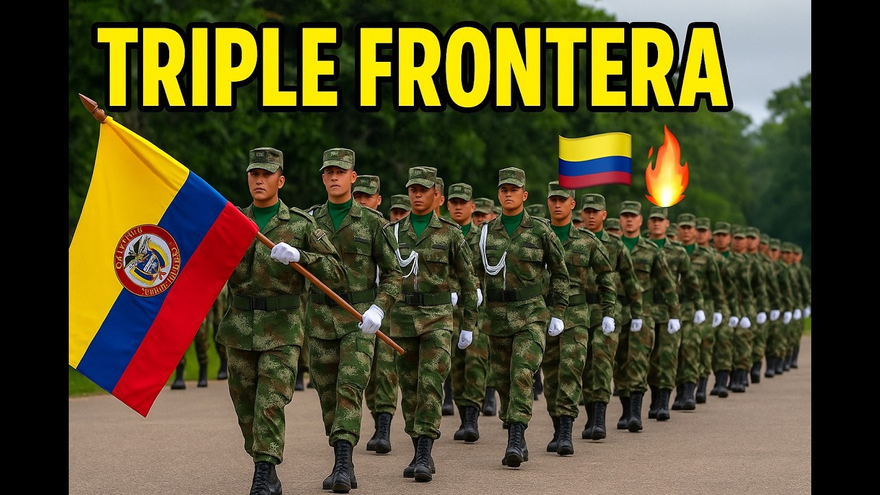 Así es un desfile militar en la triple frontera: Leticia, Amazonas (20 de julio 2024)