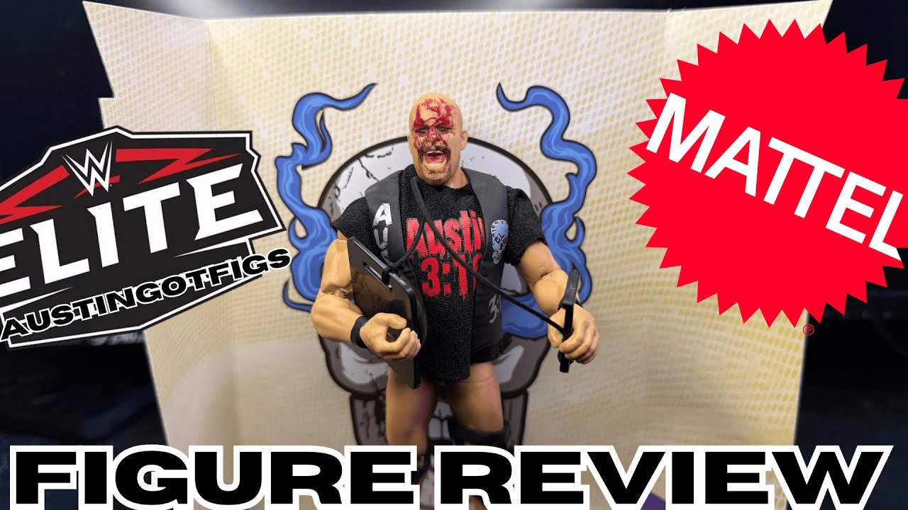 WWE Mattel DEFINING MOMENTS STONE COLD Figure Review [Is It Worth It]