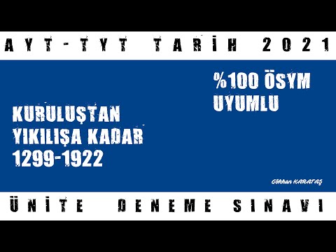 9)Osmanlı Devleti Kültür ve Medeniyeti //ayt-tyt tarih 2021//