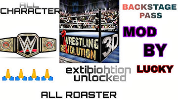 WR3D MOD APK - EXIBIOTION UNLOCKED - BACKSTAGE PASS -