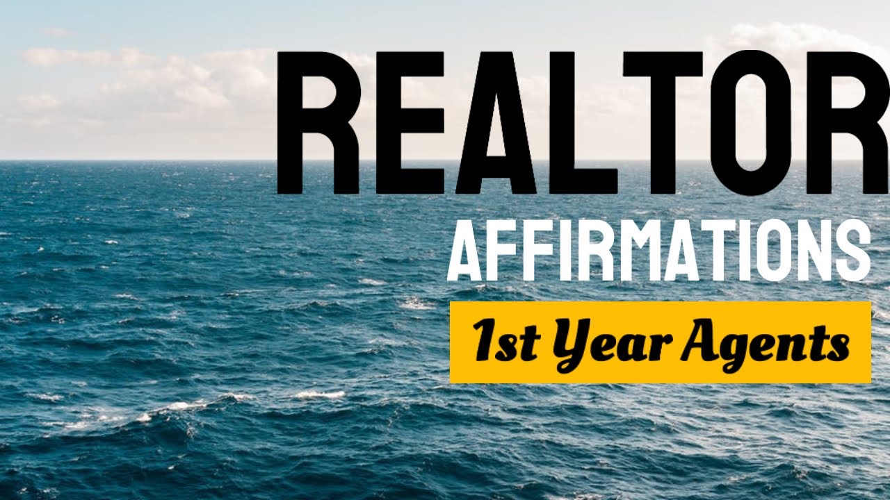 🚀I Am Affirmations for 1st Year Real Estate Agents 🚀 YouTube