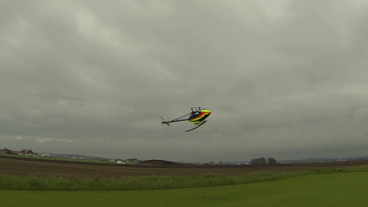 Mikado Logo 700 Maiden Flight Headspeed 2000rpm på Bore