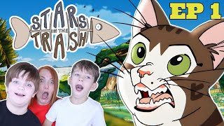 Playing as a Naughty Cat! 🐈 Stars In The Trash Adventure | Ima and Jessy screenshot 4