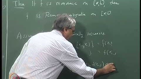 Mod-08 Lec-40 Integrable Functions