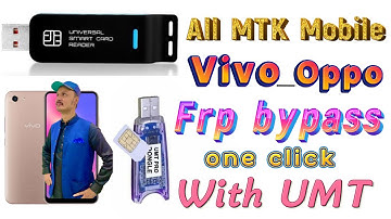 All MTK vivo new security FRP bypass live open umt tool || Vivo y90 frp bypass umt one click ||