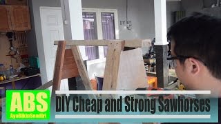 DIY Cheap and Strong Sawhorse Dont forget to LIKE & SUBSCRIBE If you guys like this video, please help me to share it to your social media like facebook,