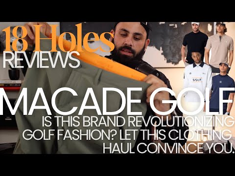 Macade Golf Unboxing | Mock Neck Shirt, Bomber Shirt x 4 Way Stretch Jogger | Travis' Golf Reviews