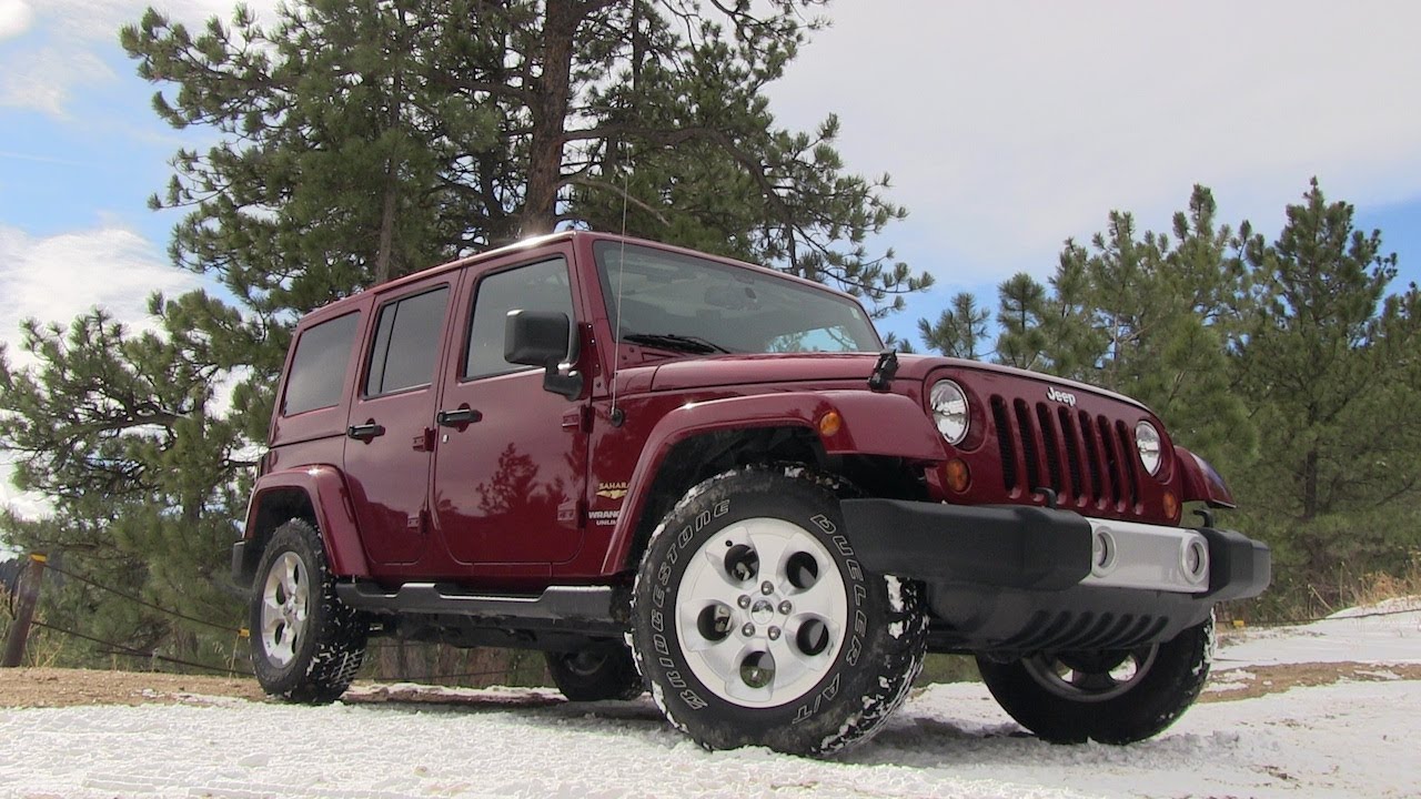 2013 Jeep Wrangler Sahara 0-60 MPH On Road Review: Jeep Week Video # 2 -  YouTube