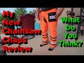 New Chainsaw Chaps - Tried Them on and Showed Them Off - YARDMARIS