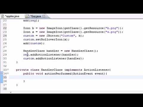 Java Programming Tutorial   63   JButton Final Program