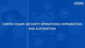 Cortex XSIAM: Security Operations, Integration, and Automation