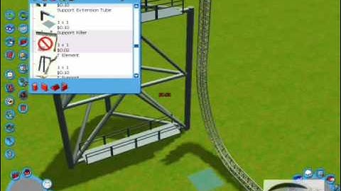 RCT3 Roller Coaster Tycoon 3 - Strata Support Tutorial