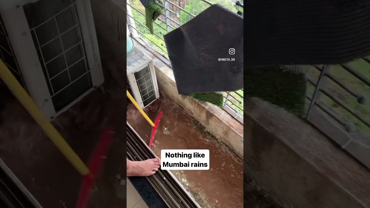 Mumbai rains are the best #ytshorts #mumbairains