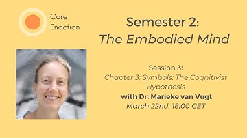 Core Enaction, Semester 2: The Embodied Mind (Part I), Session 3 with Dr Marieke van Vugt