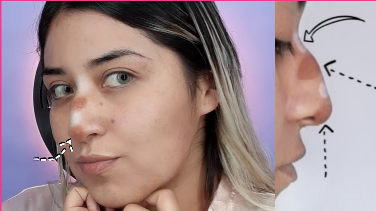 CONTORNO para nariz AGUILEÑA👃 fácil y RÁPIDO‼