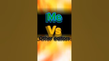 Me Vs Editors #edit #fyp #capcut #1v1