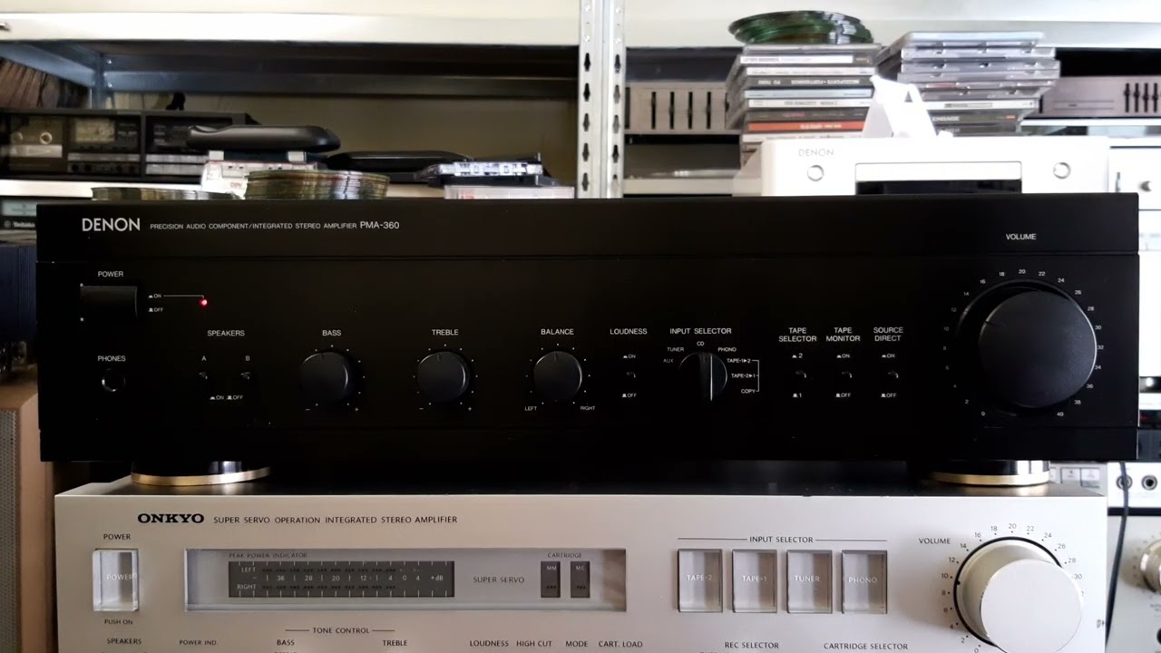 Denon PMA 360 part 2 - YouTube