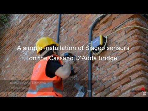 A simple installation of Sisgeo sensors on the Cassano D’Adda bridge