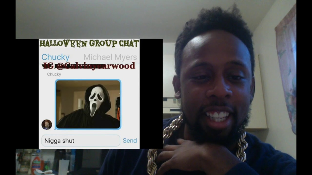 HALLOWEEN GROUP CHAT REACTION YouTube