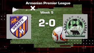 Urartu - Gandzasar 20, Premier League 202425, Week 05