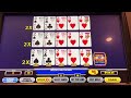 Hit and run video poker