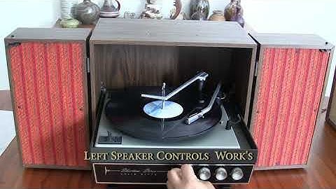 Silvertone Record Player