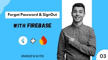 Forgot Password using Flutter and Firebase | Step-by-Step Tutorial @apexfdorg SignOut usingflutter