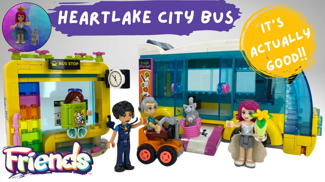 LEGO Friends HLC Bus Build and Review - YouTube