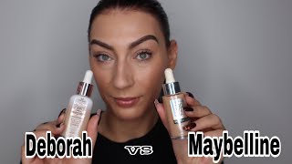 SKIN TINT: Maybelline vs Deborah