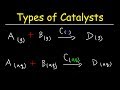 Homogeneous vs Heterogeneous Catalysts - Basic Introduction