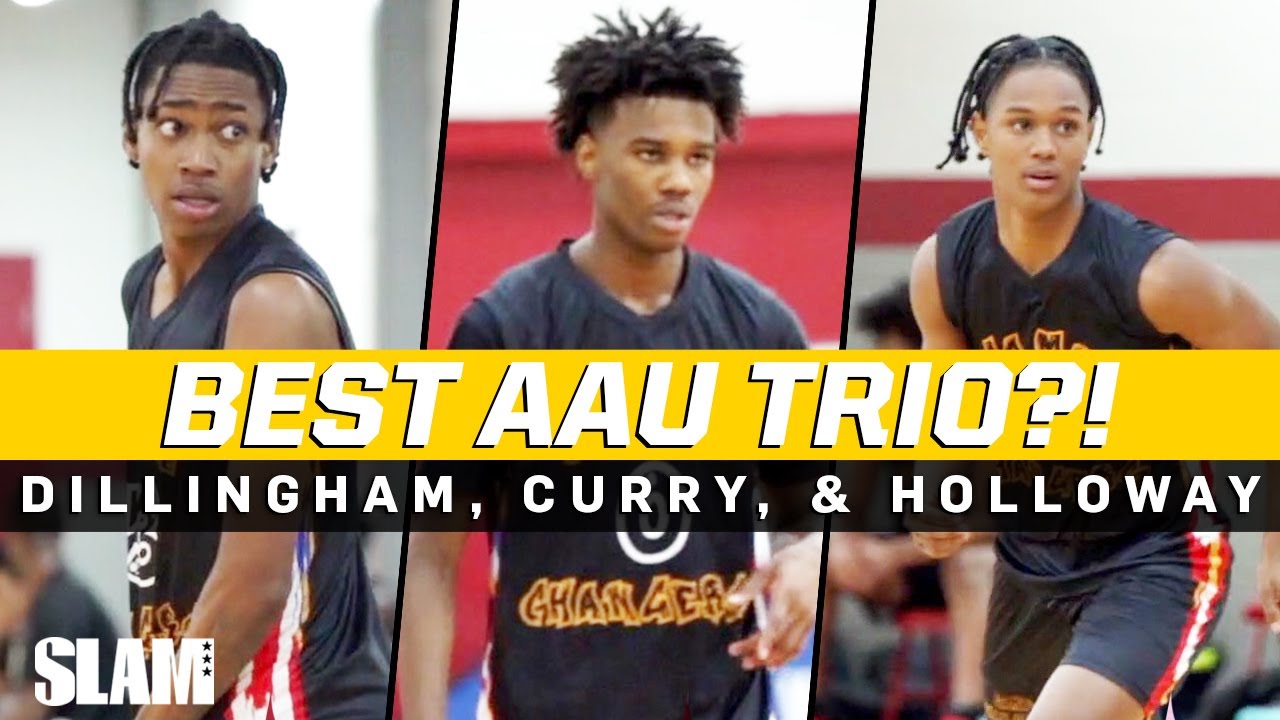 BEST BACKCOURT IN AAU?! Rob Dillingham, Jaylen Curry, & Aden Holloway are UNFAIR!