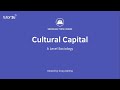 Education and cultural capital