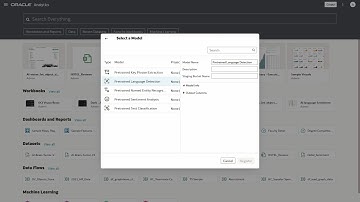 Registering OCI Language AI Models in Oracle Analytics