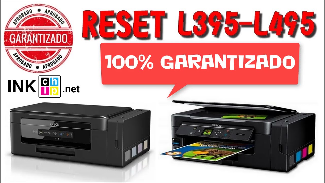 RESET EPSON L395 COMO RESETEAR LAS ALMOHADILLAS DE EPSON L395 Y L495  Garantizado!!! ACTUALIZADO - YouTube