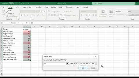 Excel Format painter and conditional formatting