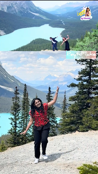 “Koi Mil Gaya” at Peyto lake! #koimilgaya #peytolake #jasper #banff