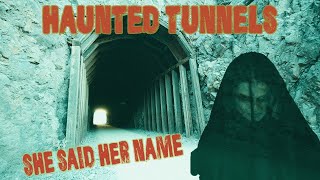 Exploring Haunted Tunnels Alone (Ghost Says Her Name) lights out challenge