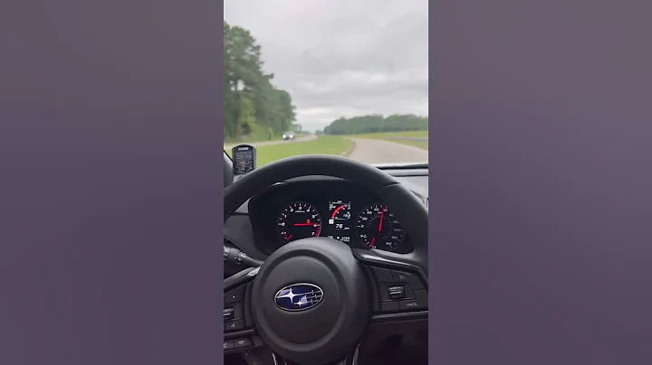 22 WRX 7k Redline! Mikey Tuned 2nd Gear Pull #2022wrx #subaru #fa24dit #stage2+