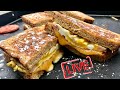 BLACKSTONE FRENCH TOAST BREAKFAST SANDWICH ON A FLAT TOP GRIDDLE