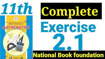 Class11th | Exercise 2.1| Math 11th NBF | matrices and determinents