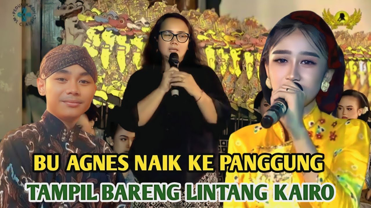 BU AGNES NAIK KE PANGGUNG TAMPIL BARENG LINTANG KAIRO & MAS GADING 