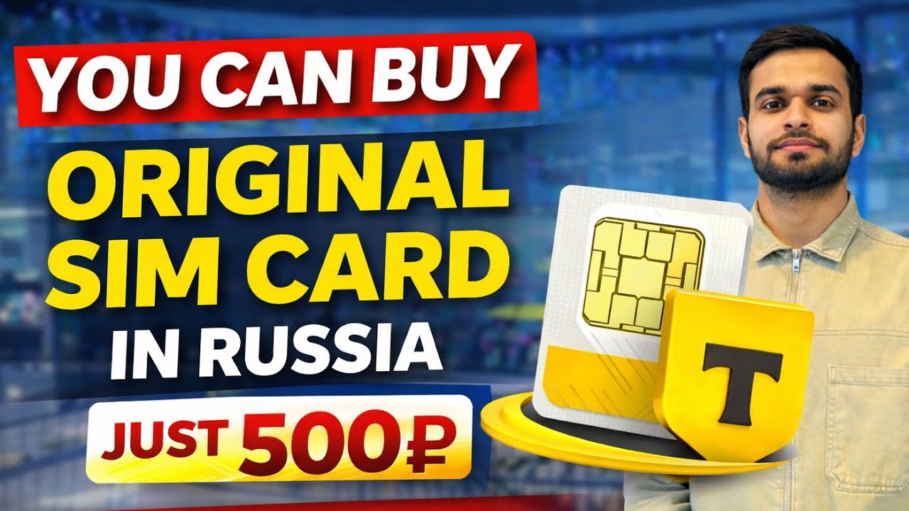 New Original Sim Card In Russia 🇷🇺 Just 500₽ Only😳 || Important Video ...